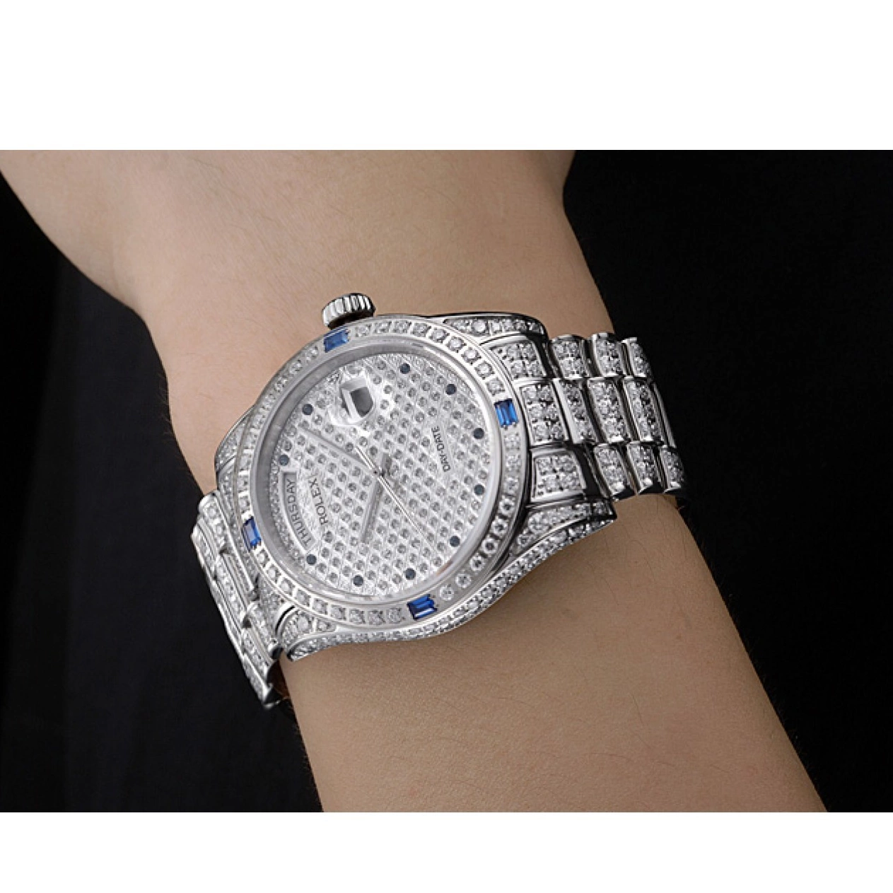 AAA Replica Watches Swiss 621613 Diamonds-srl183 Day-Date Rolex 0716